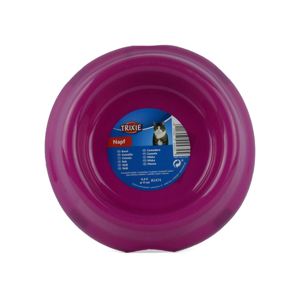 Trixie Non Slip Plastic Bowl For Cats Purple - Image 5