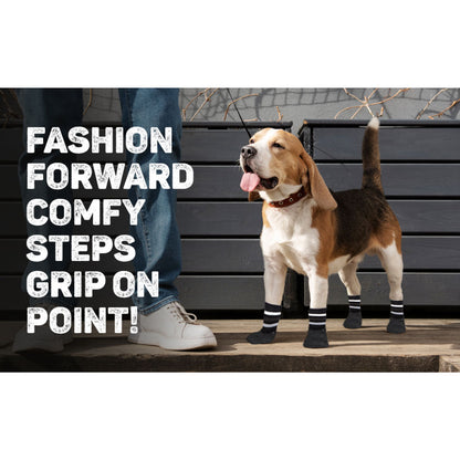 Trixie Non Slip with All Round Rubber Coated Socks for Dogs — detail shot