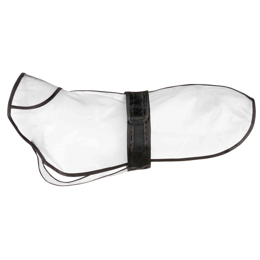 Trixie Black Piping Transparent Raincoat For Dogs - Image 3