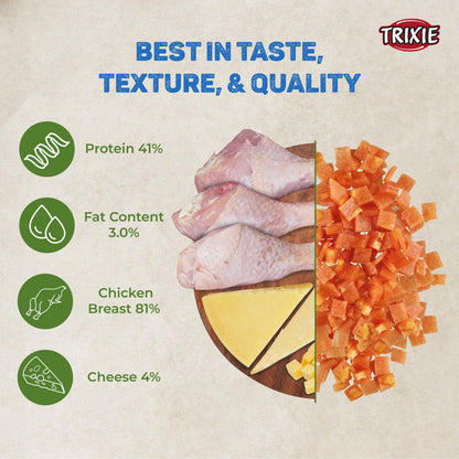 Trixie Premio Cheese Chicken Cubes Cat Treats — detail shot