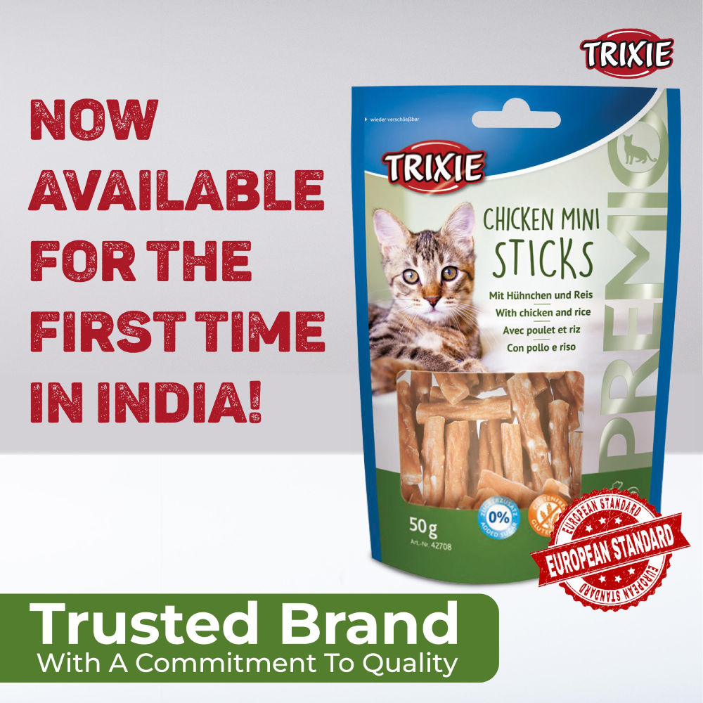 Trixie Premio Chicken Mini Sticks Cat Treats - Image 4