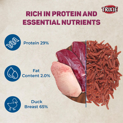 Trixie Premio Duck Filet Bites Cat Treats — side view