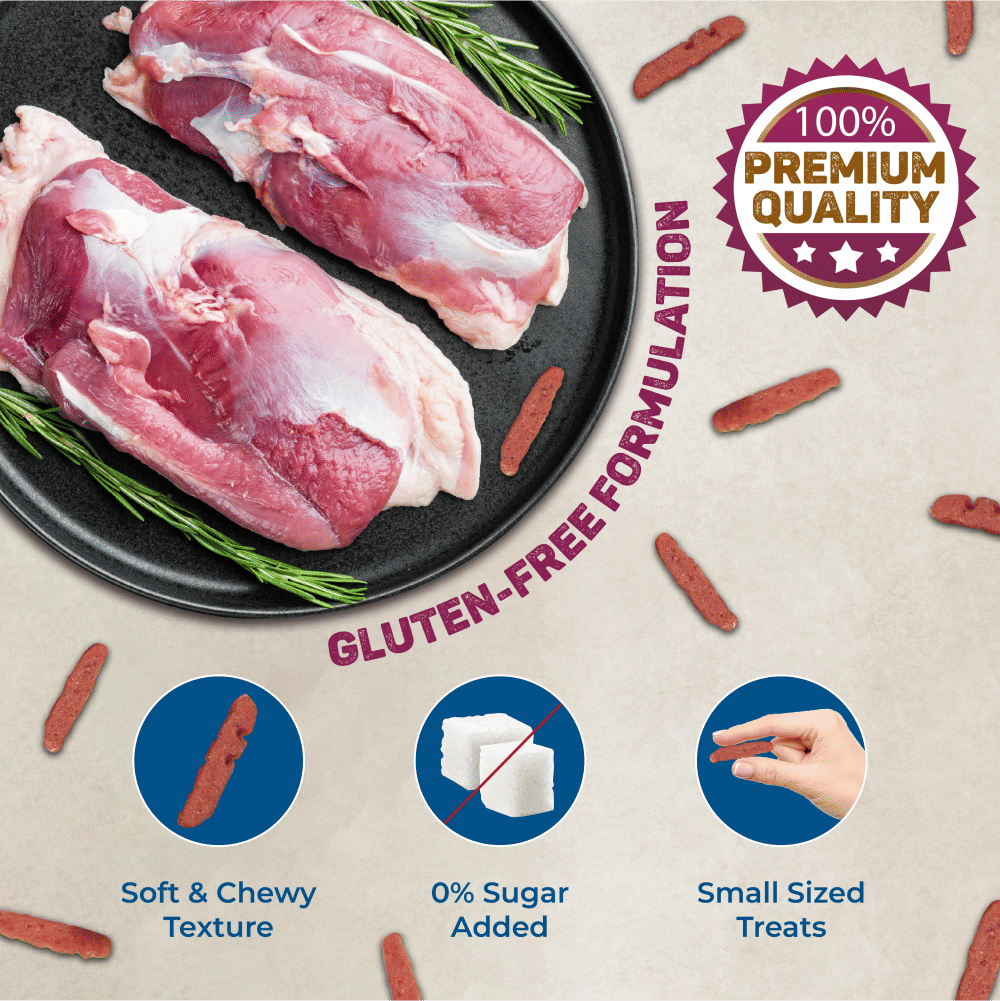 Trixie Premio Duck Filet Bites Cat Treats — back view
