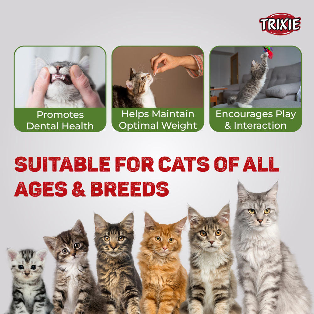 Trixie Premio Fish and Chicken Rolls Cat Treats — back view