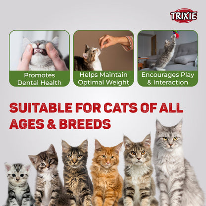 Trixie Premio Fish and Chicken Rolls Cat Treats — back view