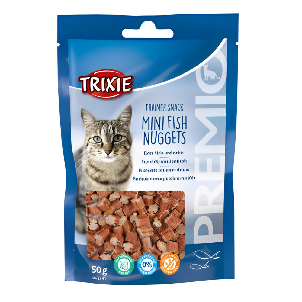 Trixie Premio Trainer Snack Mini Fish Nuggets Cat Treats 1