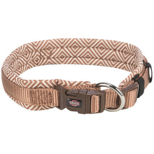 Trixie Premium Extra Wide Neoprene Padded Collar For Dogs Boho Diamond Caramel - Image 5