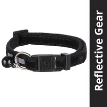 Trixie Safer Life Reflective Collar With Bell For Cats Black