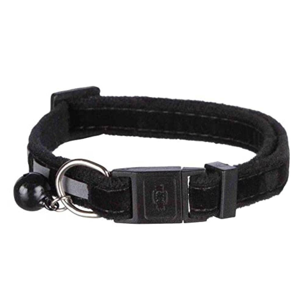 Trixie Safer Life Reflective Collar with Bell for Cats — side view