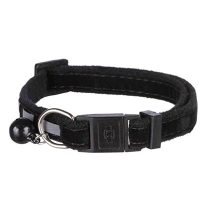 Trixie Safer Life Reflective Collar with Bell for Cats — side view