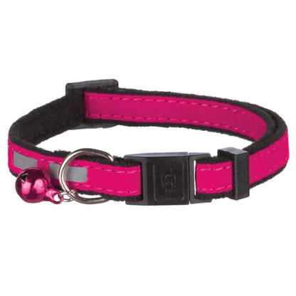 Trixie Safer Life Reflective Collar with Bell for Cats — side view