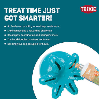 Trixie Snack Octopus Interactive Chew Toy for Dogs — back view