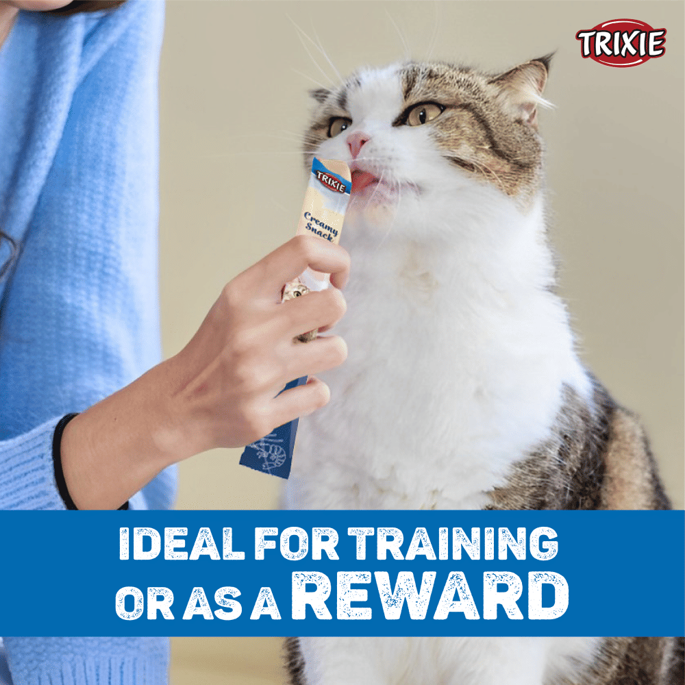 Trixie Snack with Shrimp Creamy Cat Treat — detail shot