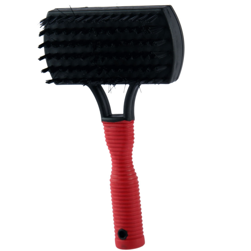 Trixie Soft Brush Double Plastic/Nylon and Metal Bristles for Dogs and Cats — side view