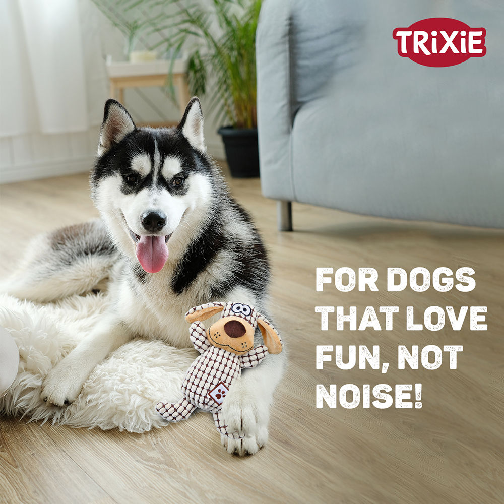 Trixie Soundless Plush Toy for Dogs — back view
