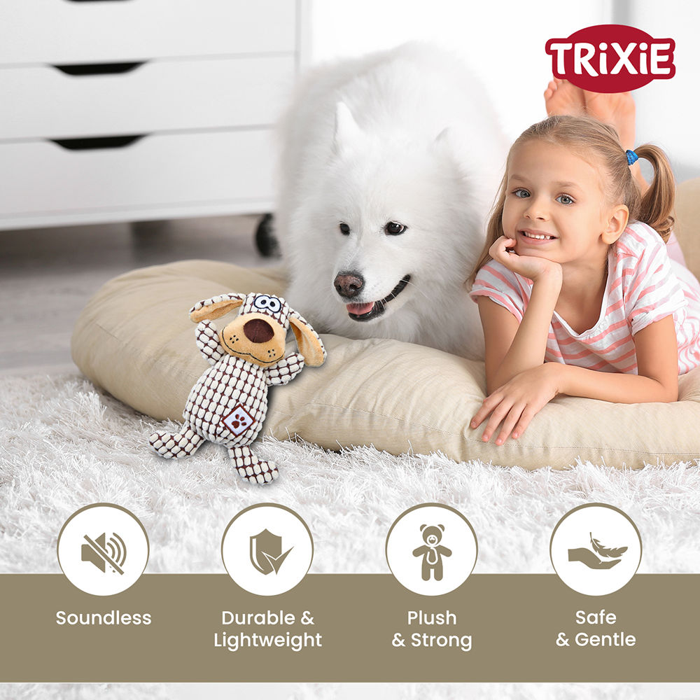 Trixie Soundless Plush Toy for Dogs — detail shot