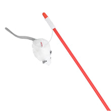 Trixie Squeaky Playing Rod Toy For Cats White