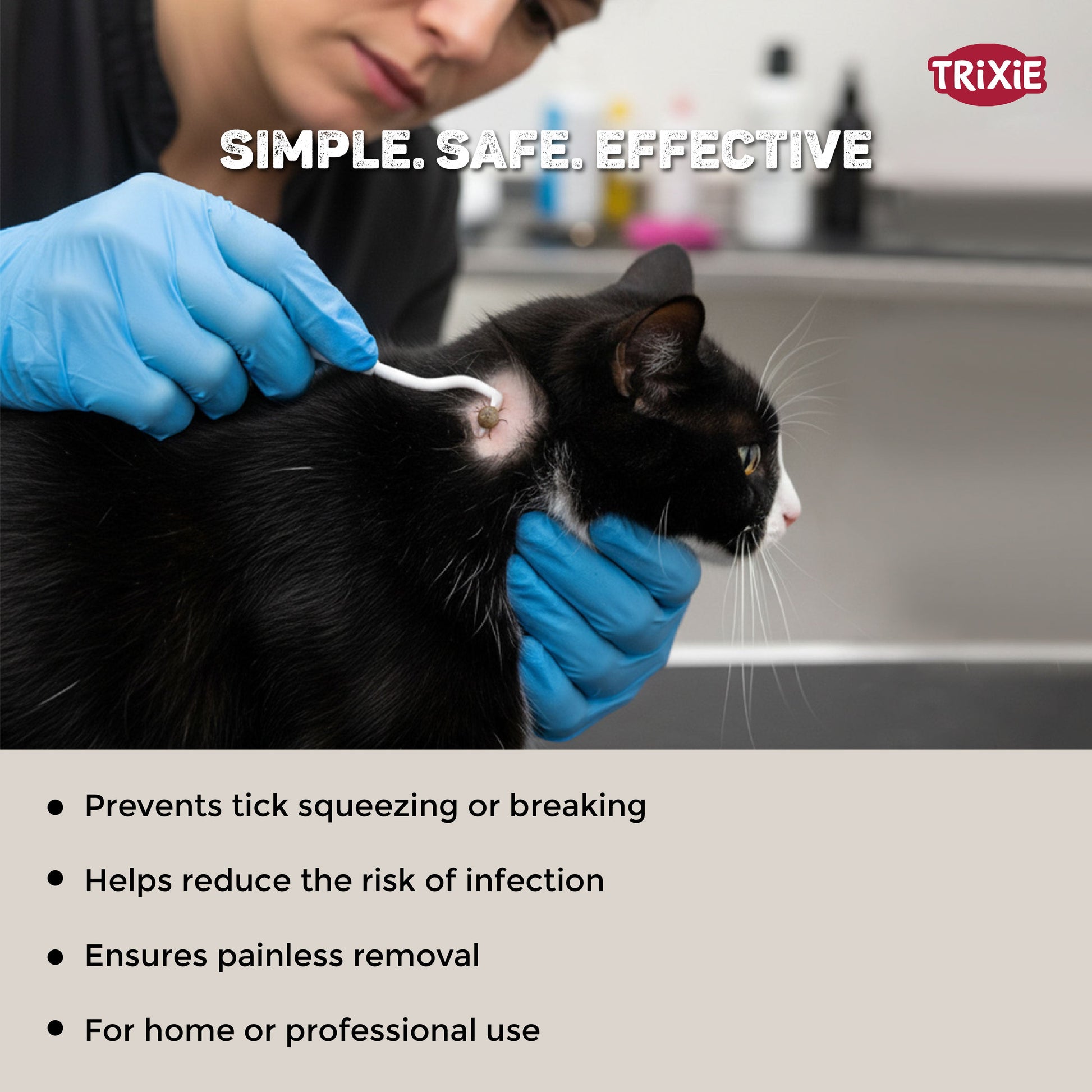 Trixie Tick Remover For Cats And Dogs White - Image 4