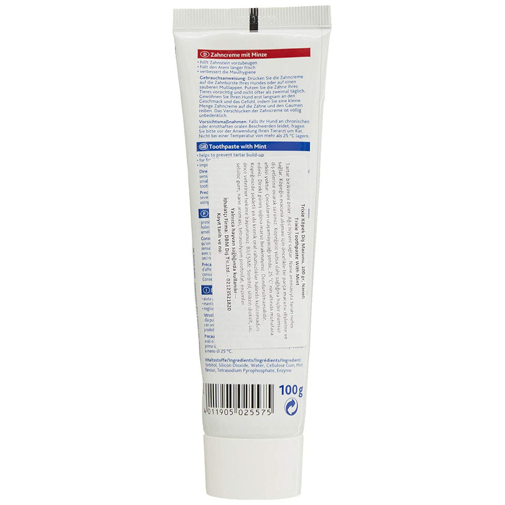 Trixie Toothpaste with Mint for Dogs — side view