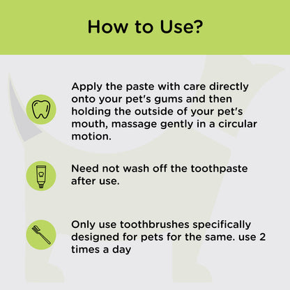 Trixie Toothpaste with Mint for Dogs — detail shot