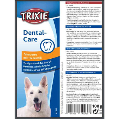 Trixie Toothpaste with Tea Tree Oil for Dogs — detail shot