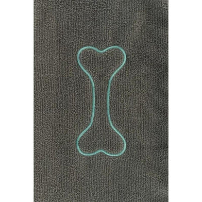 Trixie Towel with Mitt Pockets Microfibre for Dogs and Cats — detail shot