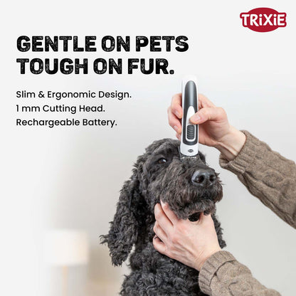 Trixie TR500 Slim Cordless Hair Clipper for Dogs and Cats — detail shot