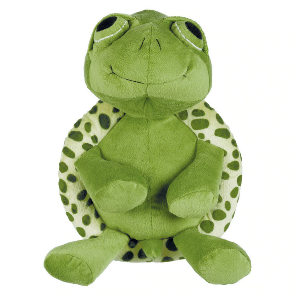 Trixie Turtle Shaped Sound Plush Toy for Dogs — detail shot