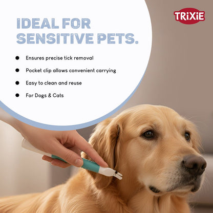 Trixie VET Tick Pen for Cats and Dogs — detail shot