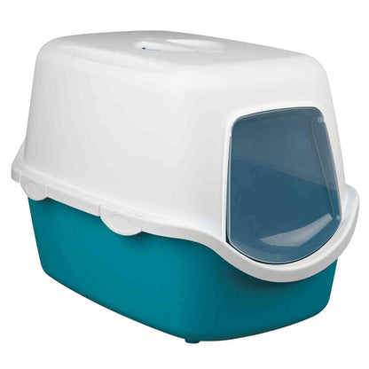 Trixie Vico Cat Litter Tray With Dome For Cats Turquoise