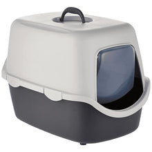 Trixie Vico Cat Litter Tray With Hood For Cats Dark Grey