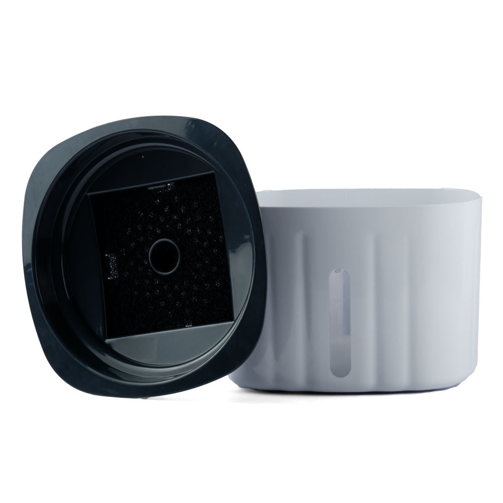 Trixie Water Drinking Fountain Flower for Dogs and Cats — side view