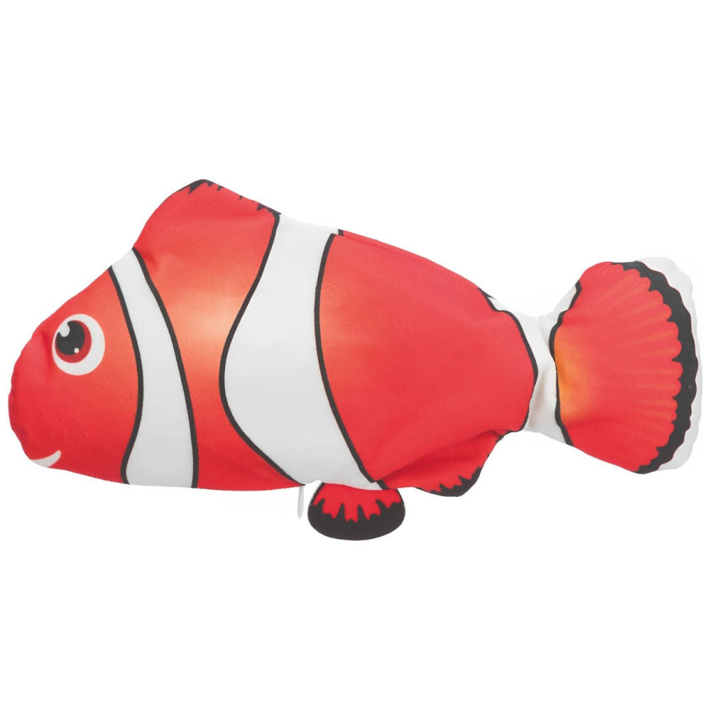 Trixie Wiggly Clown Fish Toy For Dogs Orange