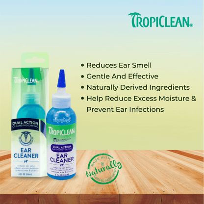 Tropiclean Dual Action Ear Cleaner For Pets - Image 3