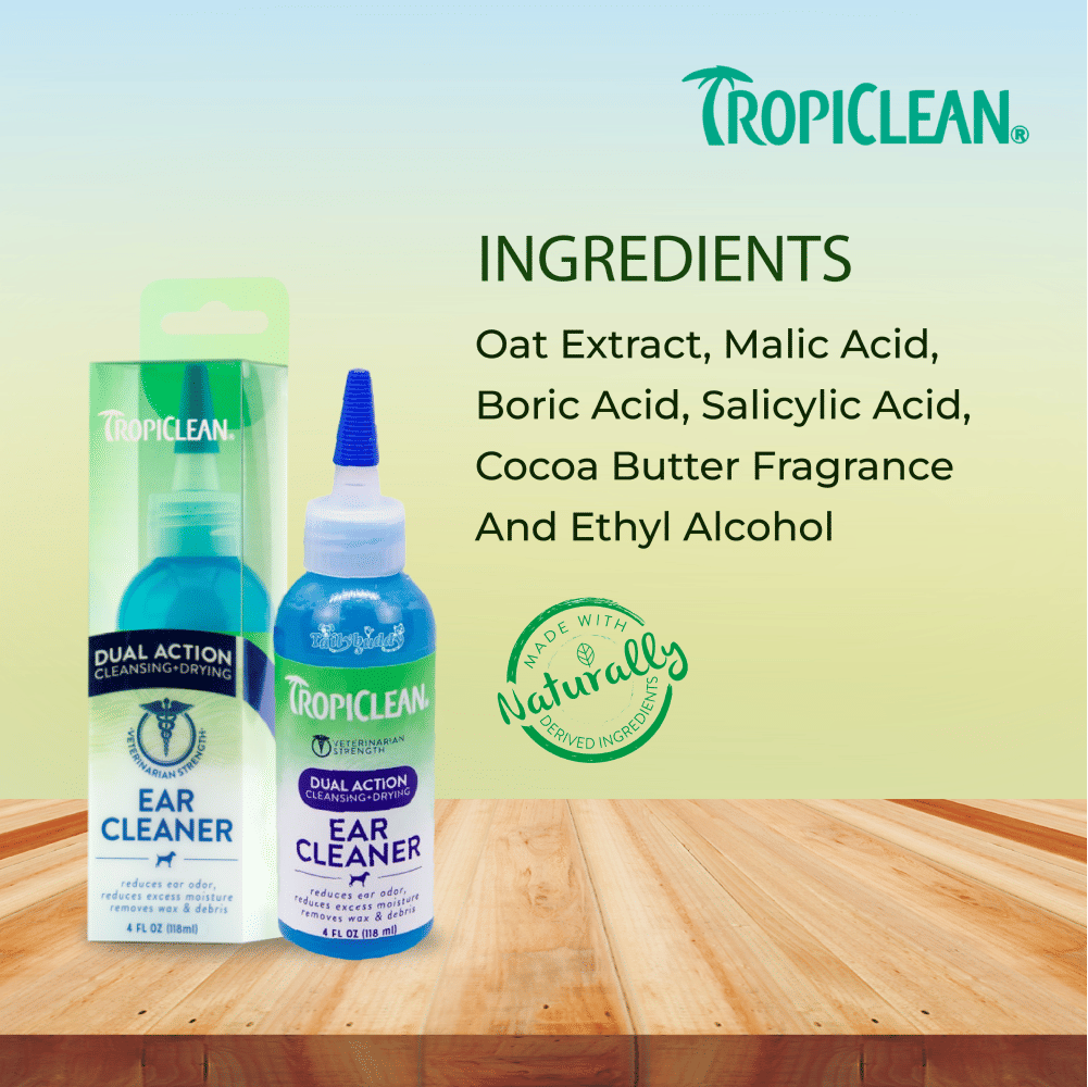 Tropiclean Dual Action Ear Cleaner For Pets - Image 4