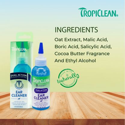 Tropiclean Dual Action Ear Cleaner For Pets - Image 4