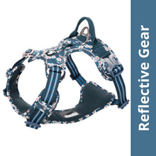 Truelove Floral No Pull Pet Harness For Dogs Saxony Blue
