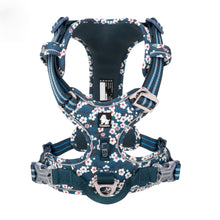 Truelove Floral No Pull Pet Harness For Dogs Saxony Blue - Image 3