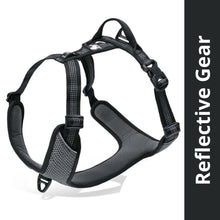 Truelove Harness With Reflective Fabric For Dogs Black