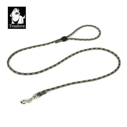 Truelove High Density Reflective Rope Webbing Leash for Dogs — side view