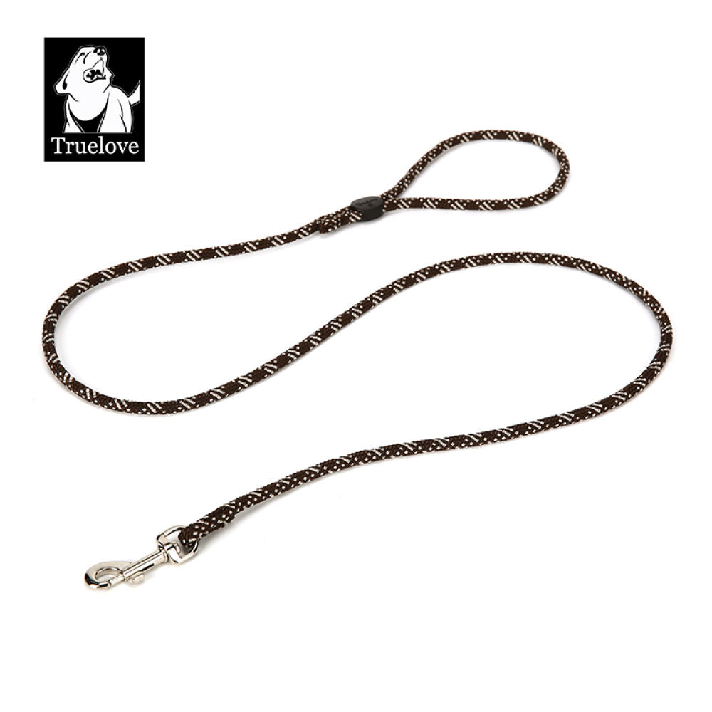 Truelove High Density Reflective Rope Webbing Leash for Dogs — side view