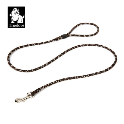 Truelove High Density Reflective Rope Webbing Leash for Dogs — side view