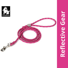 Truelove High Density Rope Webbing Leash For Dogs Fuchsia