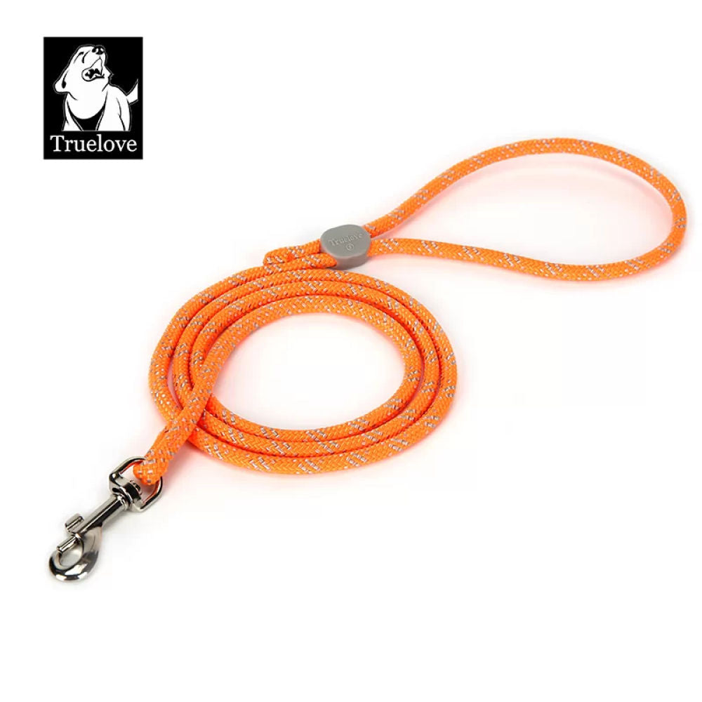 Truelove High Density Reflective Rope Webbing Leash for Dogs — back view