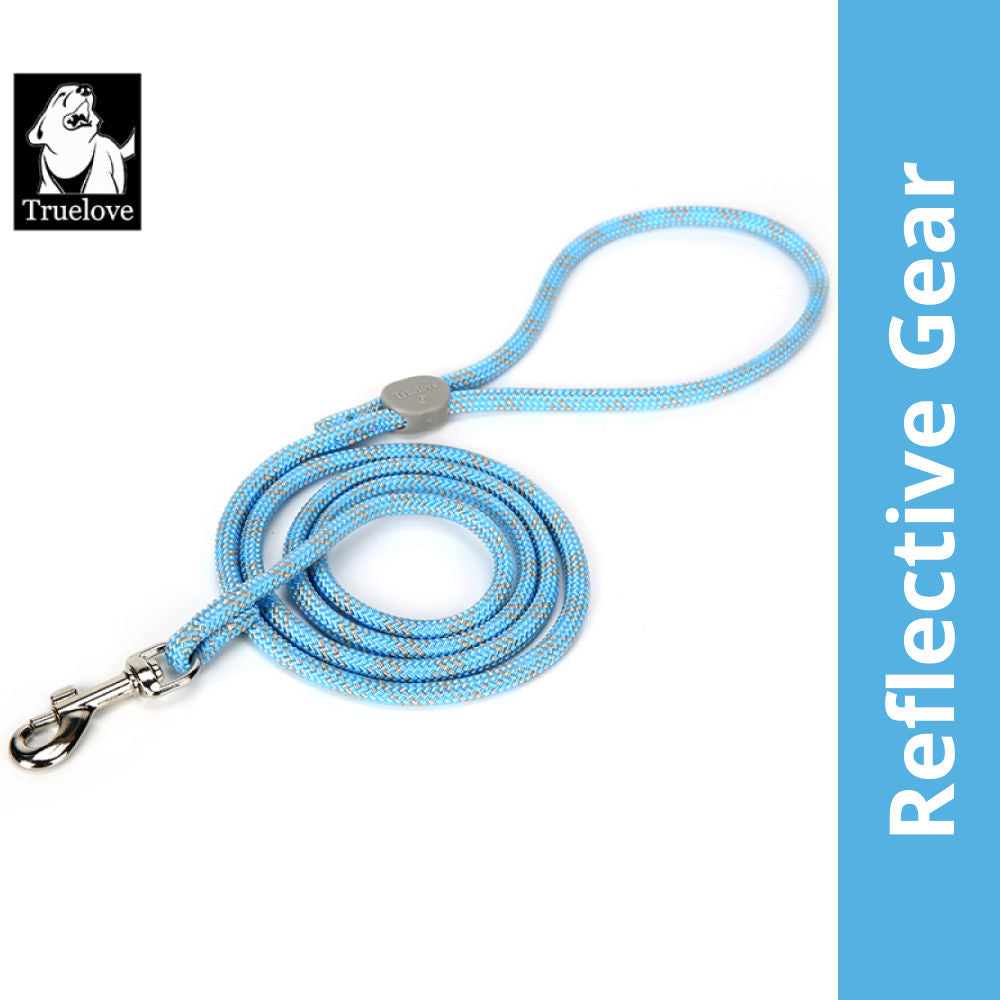 Truelove High Density Rope Webbing Leash For Dogs Sky Blue