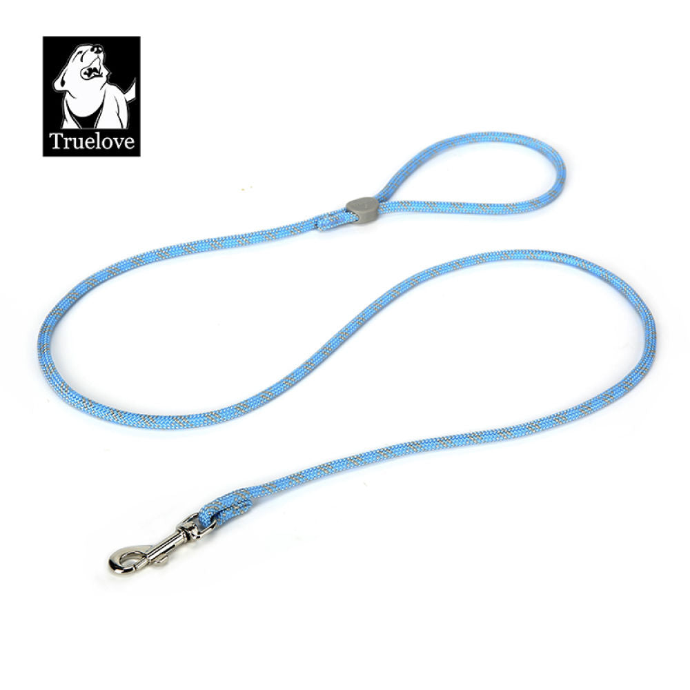Truelove High Density Reflective Rope Webbing Leash for Dogs — side view