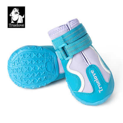 Truelove Reflective Waterproof And Tpr Sole Shoes For Dogs Algiers Blue Lavender Set Of 4 Copy - Image 3