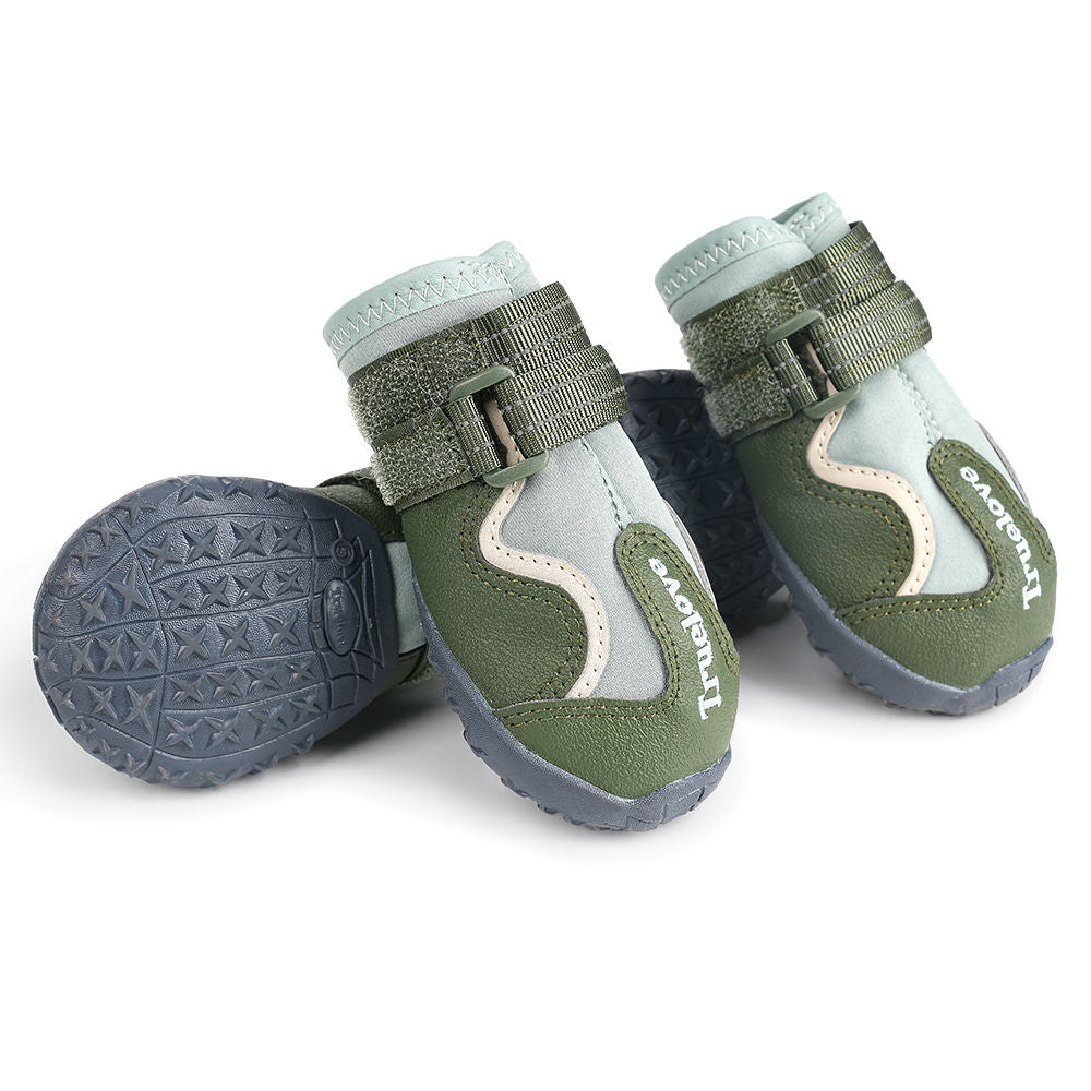 Truelove Reflective Waterproof and TPR Sole Shoes for Dogs — side view