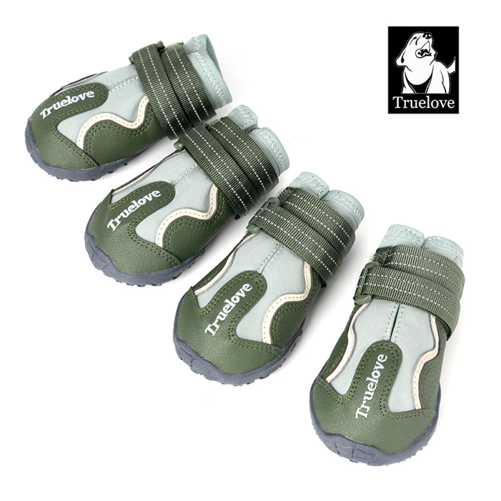 Truelove Reflective Waterproof and TPR Sole Shoes for Dogs — back view