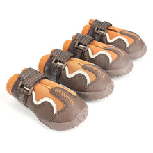Truelove Reflective Waterproof And Tpr Sole Shoes For Dogs Pinecone Glazed Ginger Set Of 4